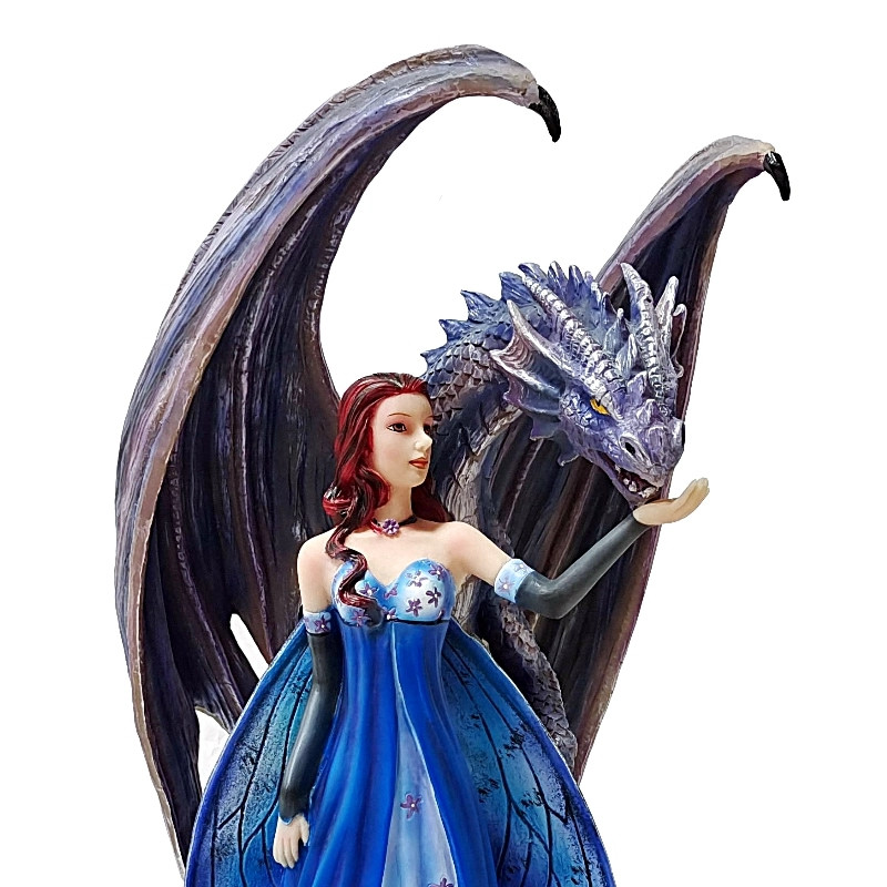 Statue Fée "AMI DRAGON"