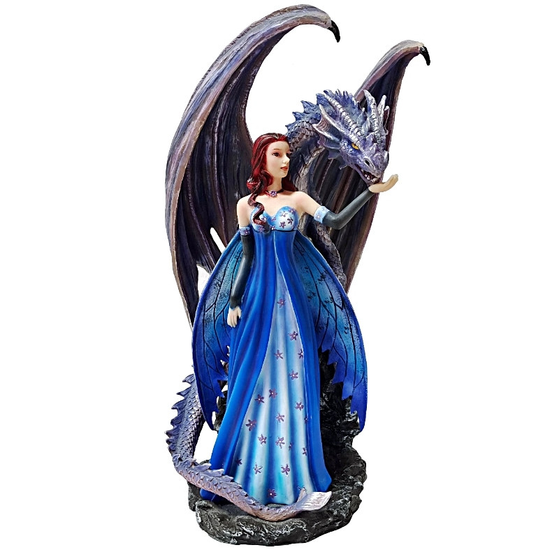 Statue Fée "AMI DRAGON"