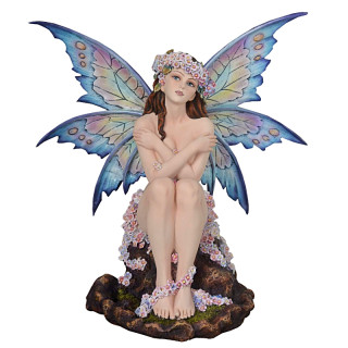 Grande statue Fée " La joie de Vivre" -- 38cm