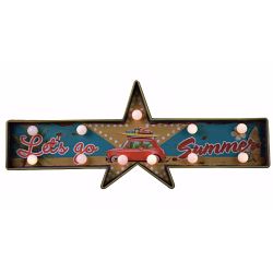 Plaque Lumineuse "Let's Go SUMMER"