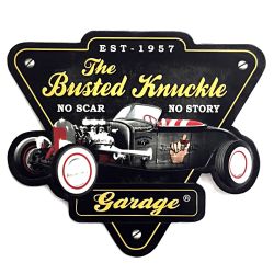 Plaque Vintage ancien Garage 1957 XL LED