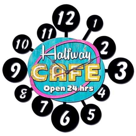 Horloge Vintage Café H24