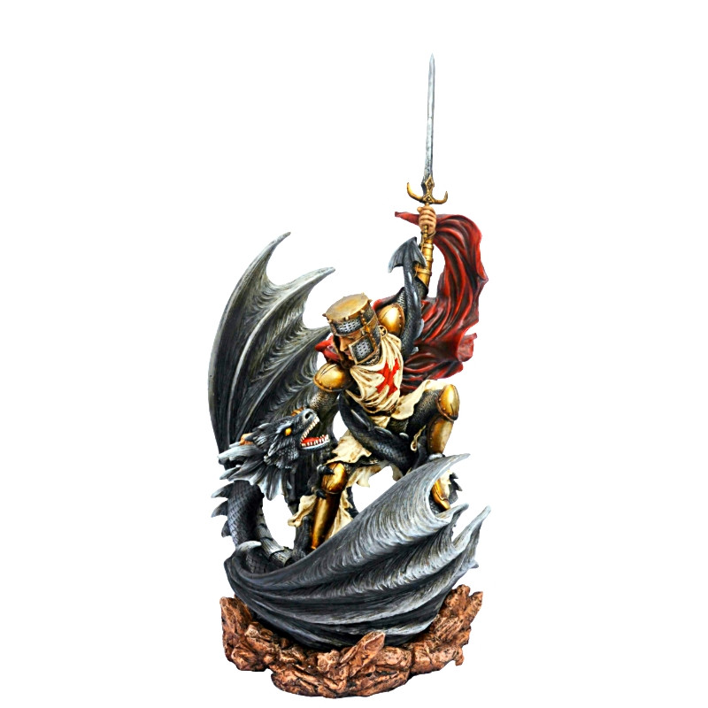 Statuette Dragon Duel des Cieux