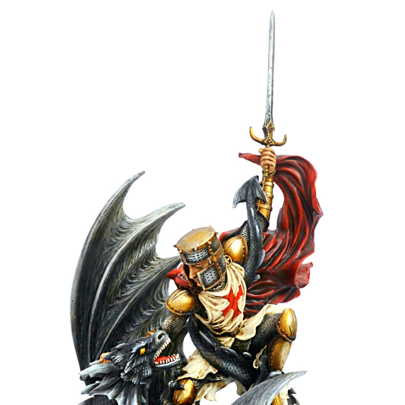 Statuette Dragon Duel des Cieux