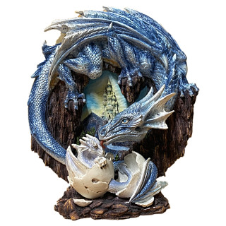 Scène Dragon avec Bébé Dragon