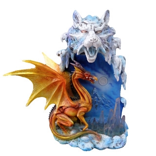 Scène Dragon Jaune Lumineux