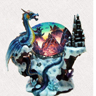 Lampe Dragon d'ambiance 25,5cm