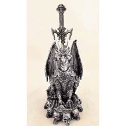 Statue Dragon l'Epee du Graal 28cm