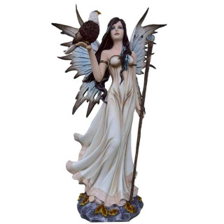 Grande Statue Fée Faucon