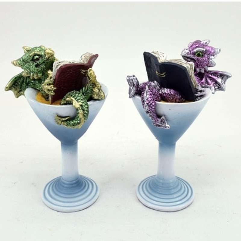 Décoration Dragons Verres