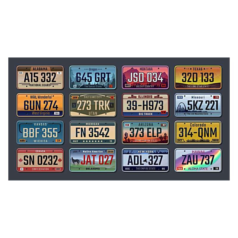 Plaque Métal Plaques US