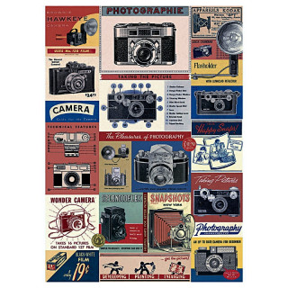 Plaque Métal Vintage Photographie -- 20x30cm