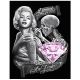 Plaque Vintage Maryline Monroe Diamond-- 20x30cm