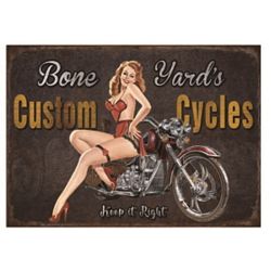 Plaque Vintage Custom Cycles
