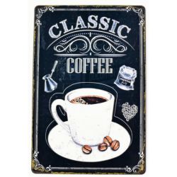 Plaque Vintage Petit Café -- 20x30cm