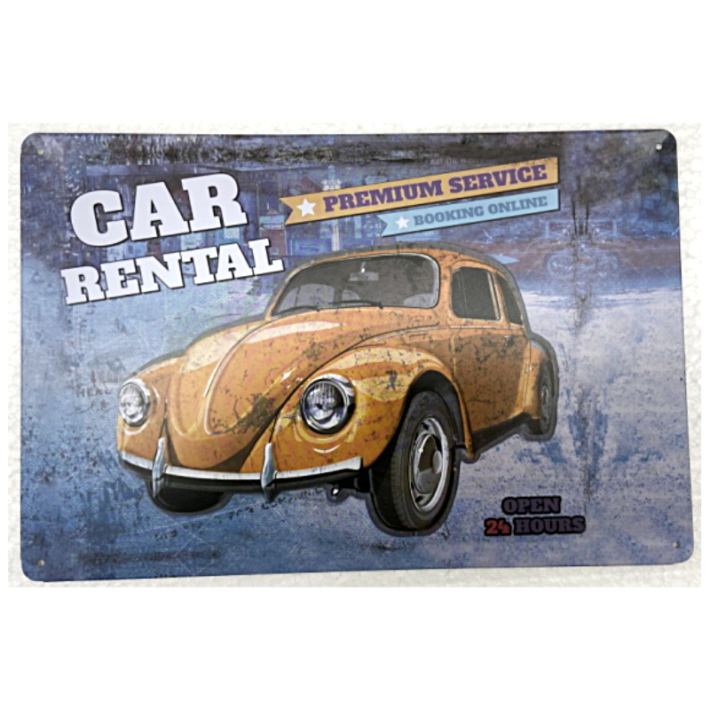 Plaque Décoration Car Rental