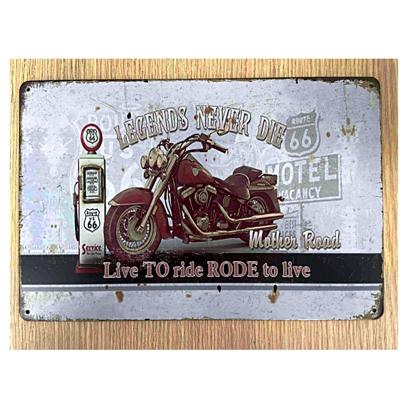 Plaque Décoration Moto Indian