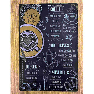 Plaque Vintage le Café