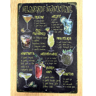 Plaque Métal Vin SUPERDANT - « Que Votre Verre à Vin Ne Soit Jamais Compté » | Déco Bar, Cuisine, Cave à Vin