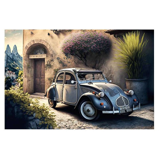 Plaque Métal Vintage 2CV Décor