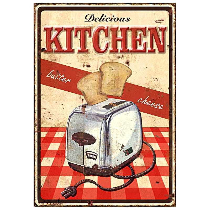 Plaque Décoration Cuisine Premium 30x40cm