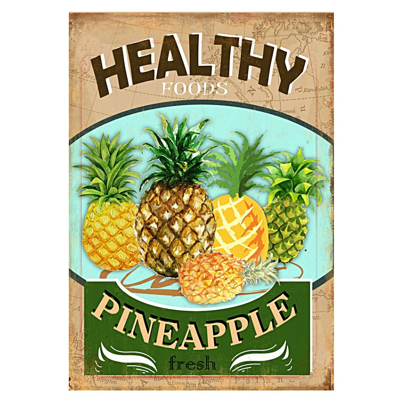 Plaque Décoration Healthy Premium 30x40cm