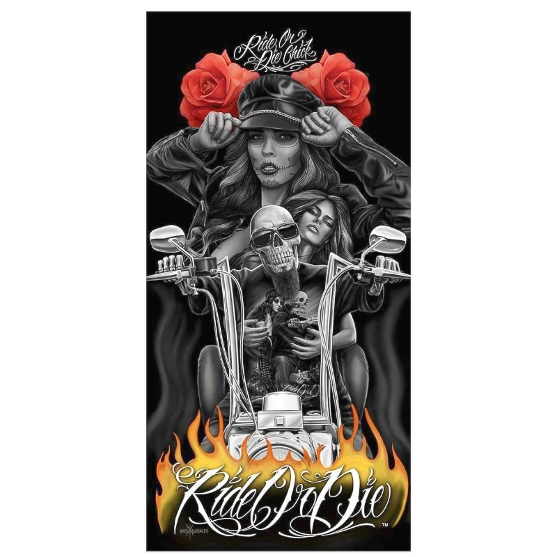 Plaque Décoration Biker Passion Premium 30x40cm