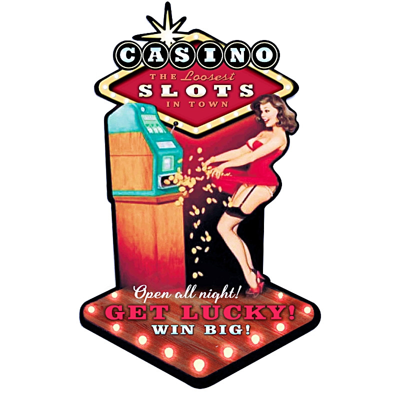 Plaque Metal XL Casino