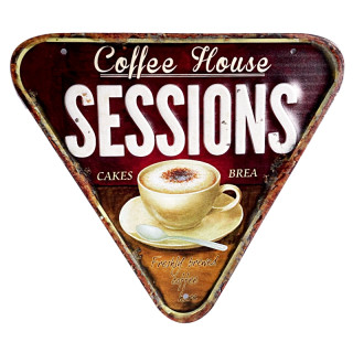 Plaque Décoration Maison du Café Premium 30x27cm