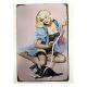Plaque Vintage Maryline et le Chat -- 20x30cm