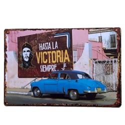 Plaque vintage Cuba Hasta Victoria Siempre