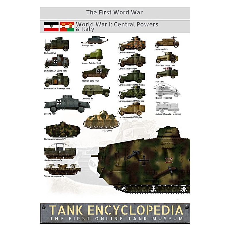 Plaque Vintage Tanks Guerre -- 20x30cm