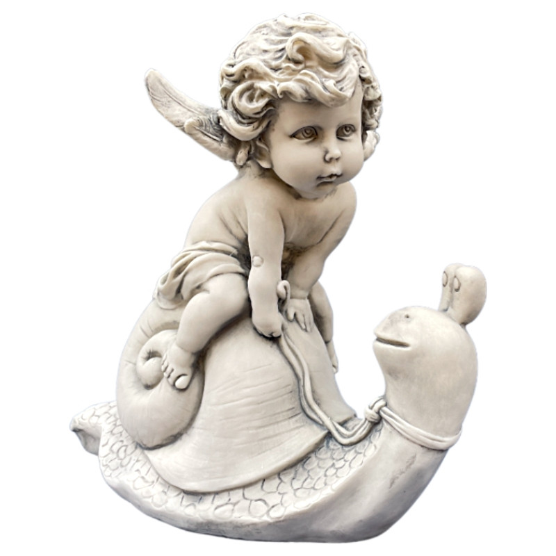Statuette Ange Escargot