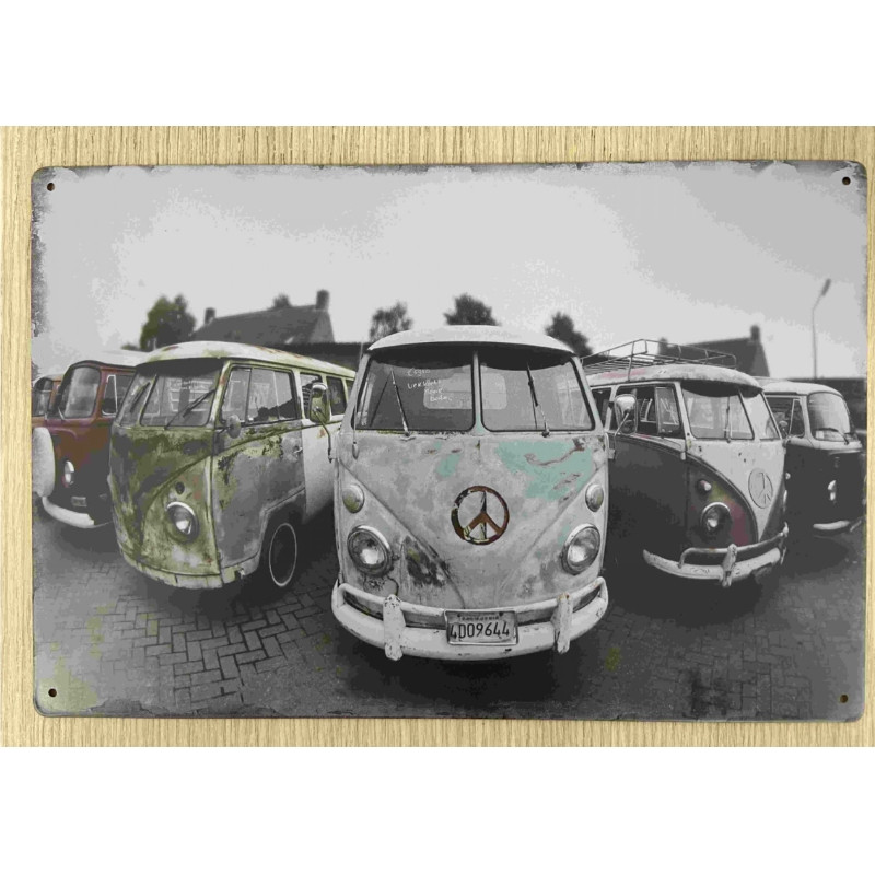 Plaque En Métal émaillé Nostalgic-Art - VW Coccinelle - 10x14 Cm - Déco Vintage Garage