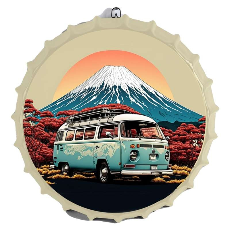 Capsule Rétro Van Combi Montagne