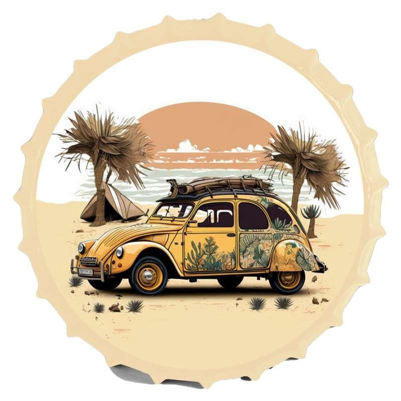 Capsule Rétro 2CV Plage