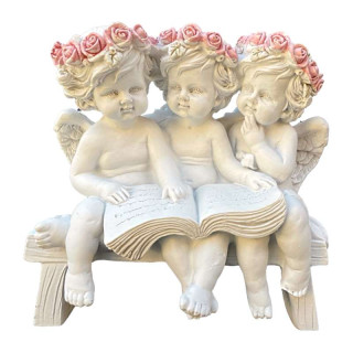 Figurines Anges Livre Sage