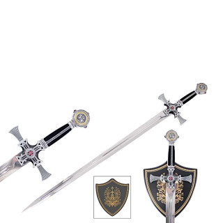 Epée Templier Rouge