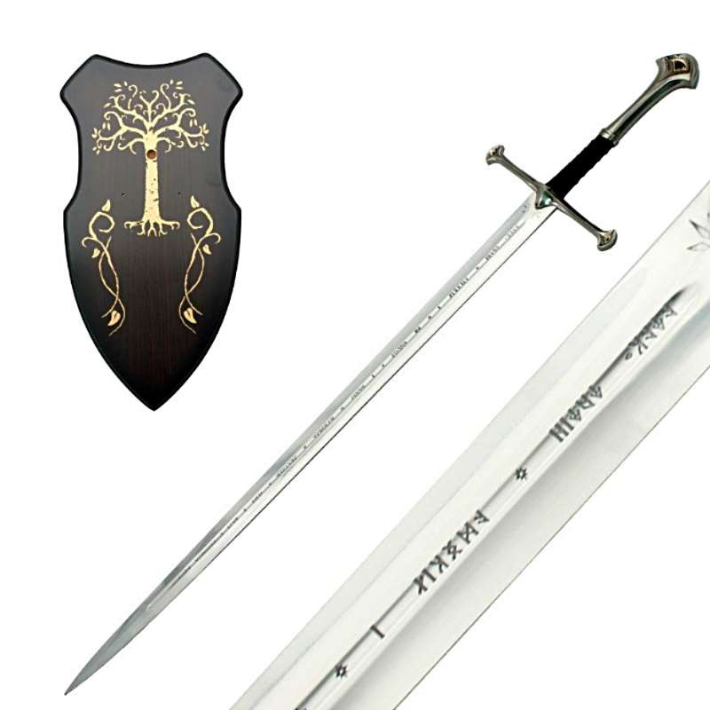 Réplique Lame Gravée Seigneur des Anneaux Anduril