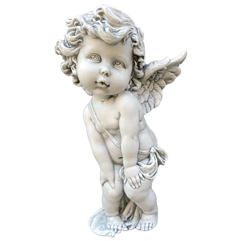 Statuette d'ange Gris