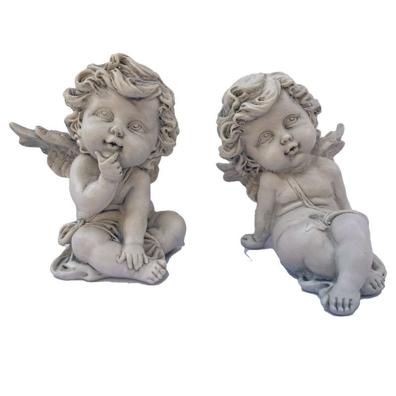 Statuette Ange Les inséparables