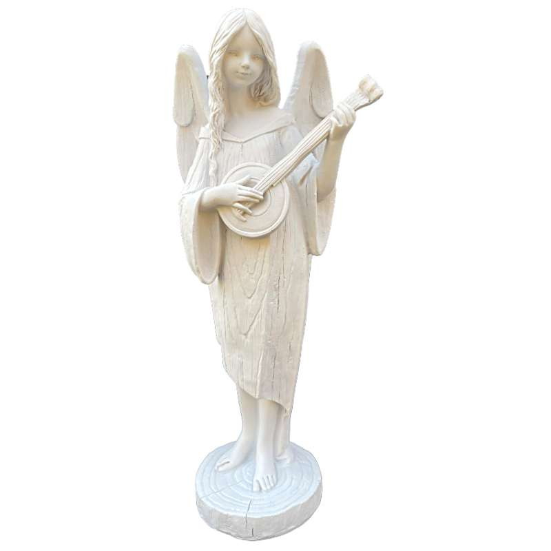 Statuette Ange Cithare