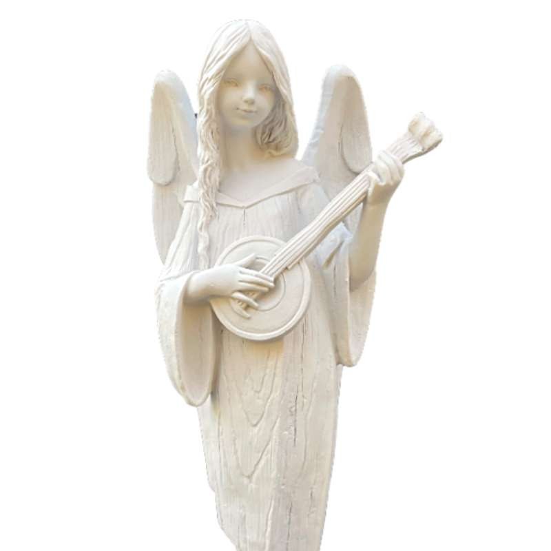 Statuette Ange Cithare