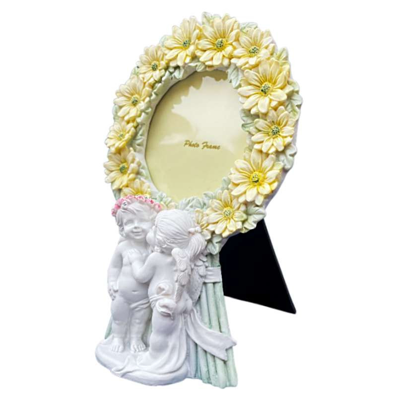 Cadre Photo Ange Fleurs