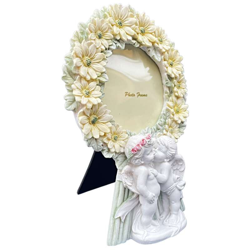 Cadre Photo Ange Fleurs