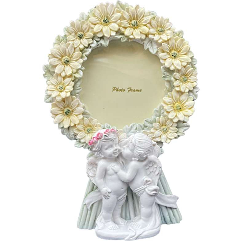 Cadre Photo Ange Fleurs