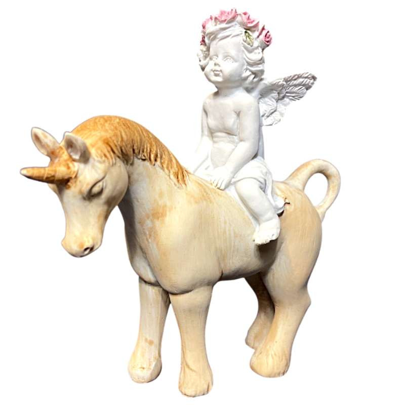 Figurine Angelot Licorne
