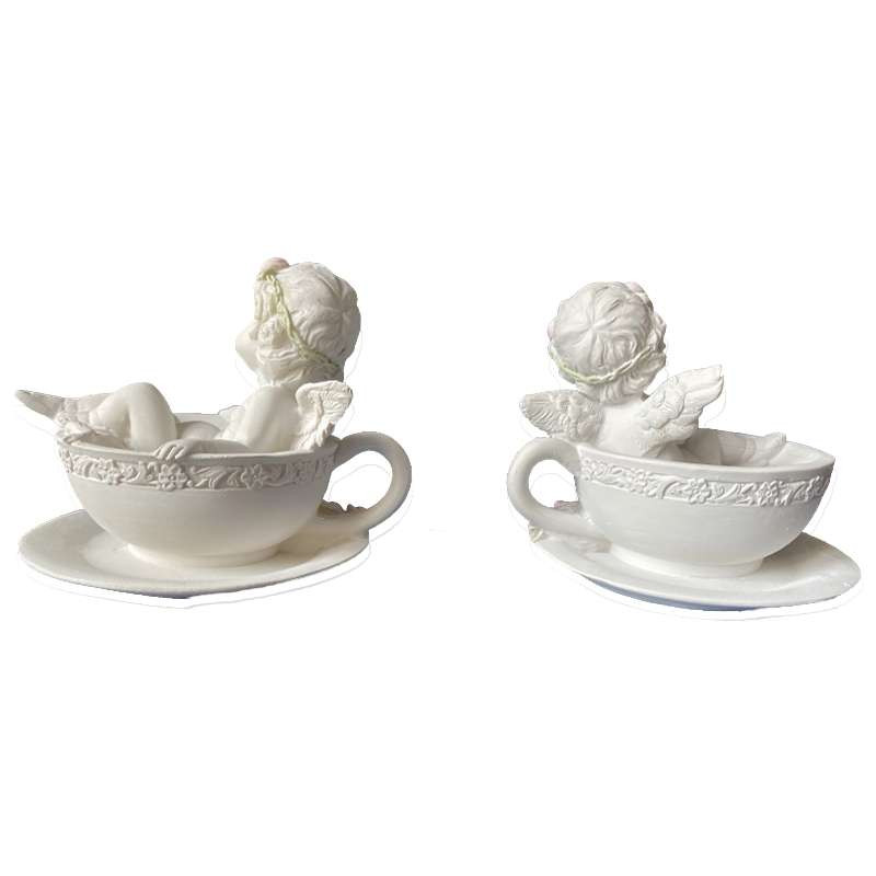 Figurines Anges Tasse