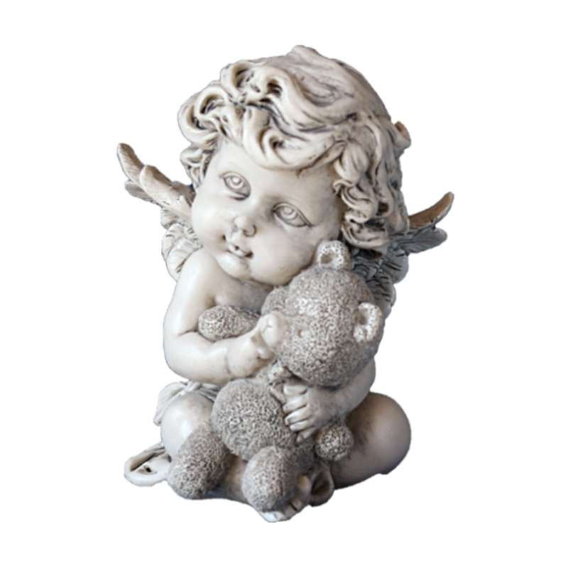 Deux Anges Gris Lecture et Nounours