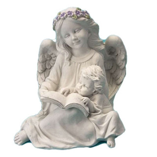 Statuette Ange Et Bébé Ange